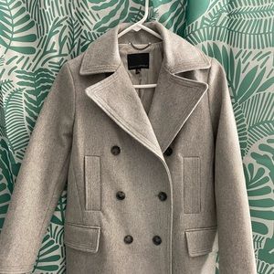 Brand New Banana Republic Wool Pea Coat for Women Size XS